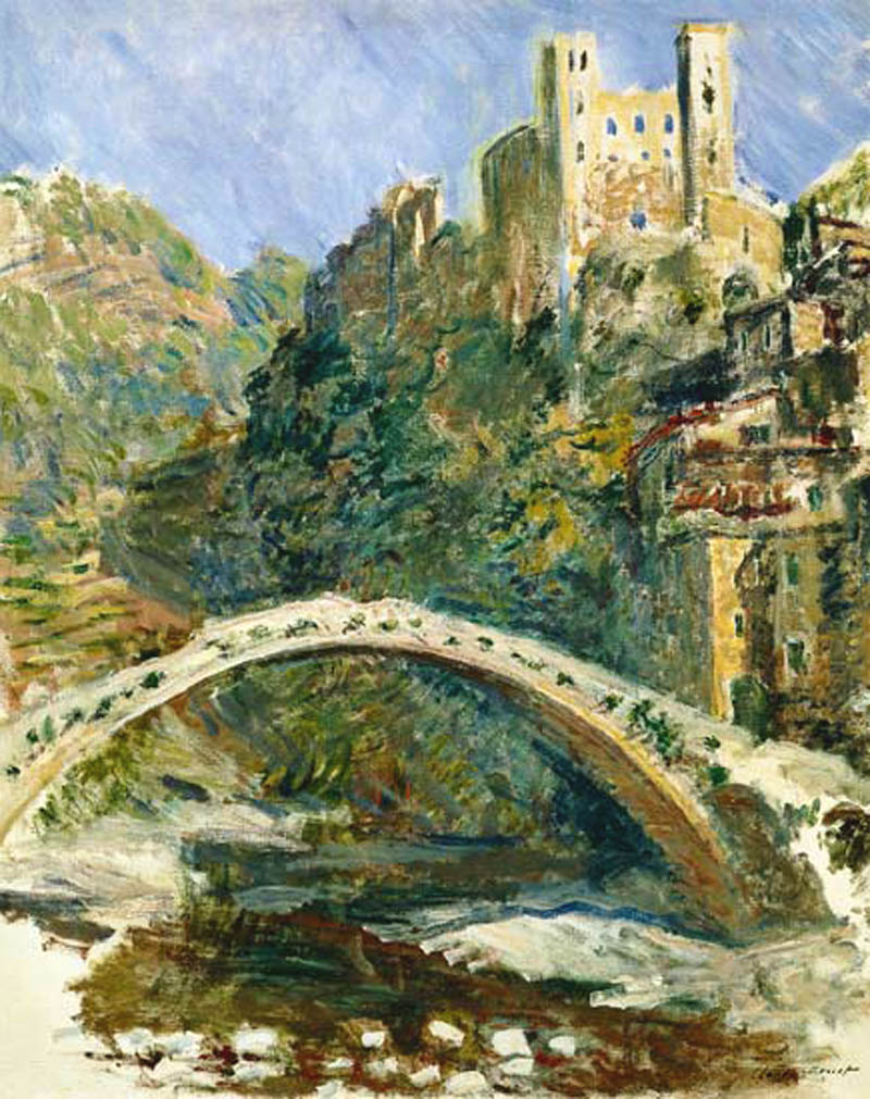 Claude Monet dolceacqua le chateau 800